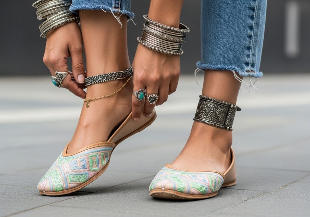 contemporary juttis modern styling