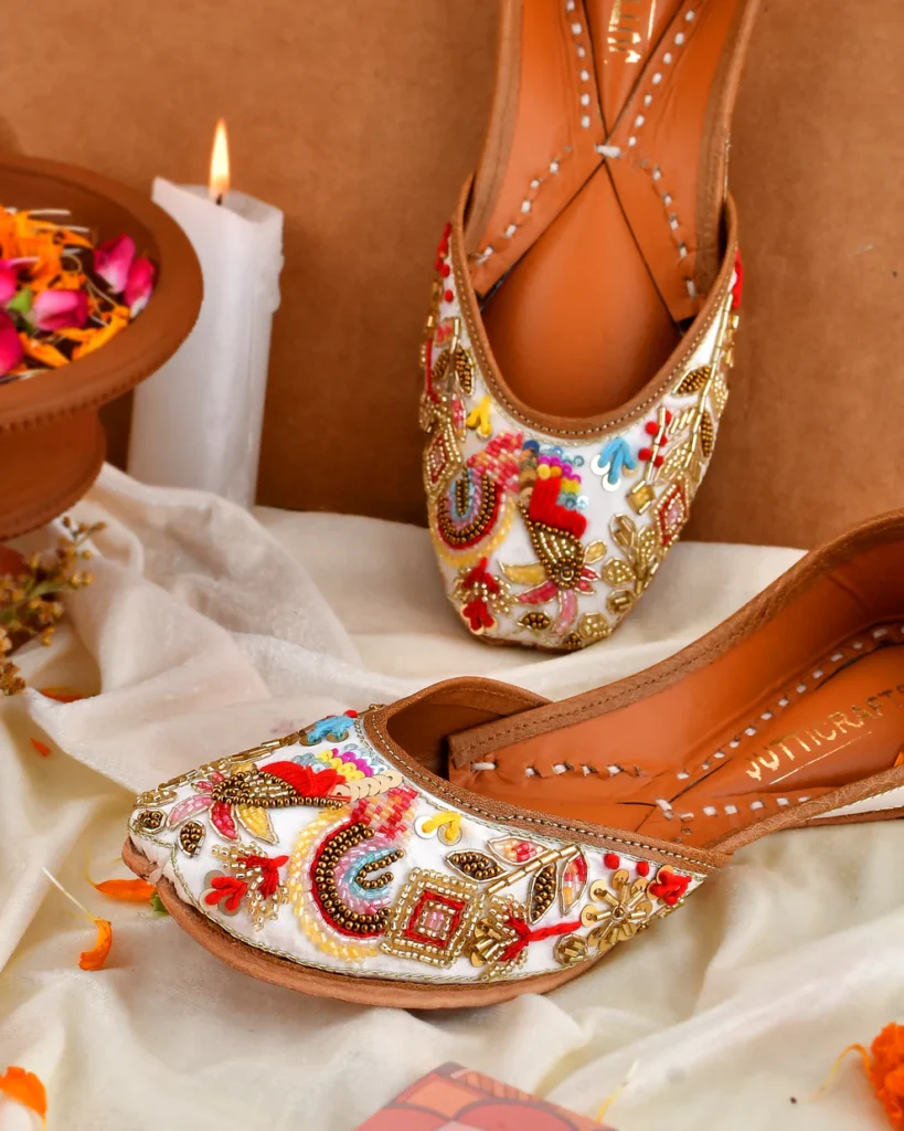Bridal Juttis Selection beautiful embroidered juttis for wedding